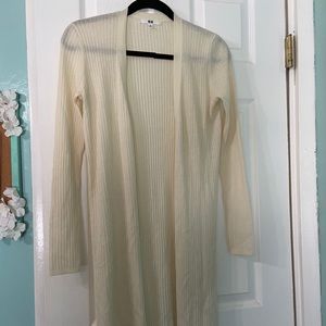 offwhite long cardigan